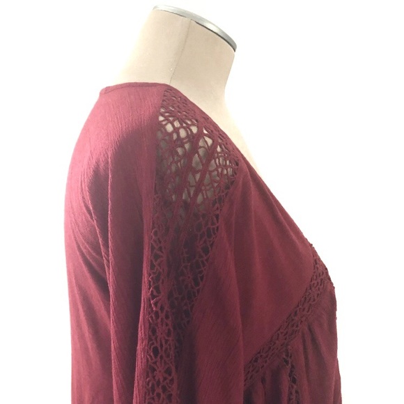 American Eagle Outfitters boho red dress size L - Picture 13 of 13